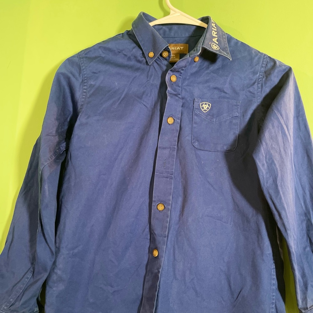 Ariat Men's Classic Navy Button-Down Shirt